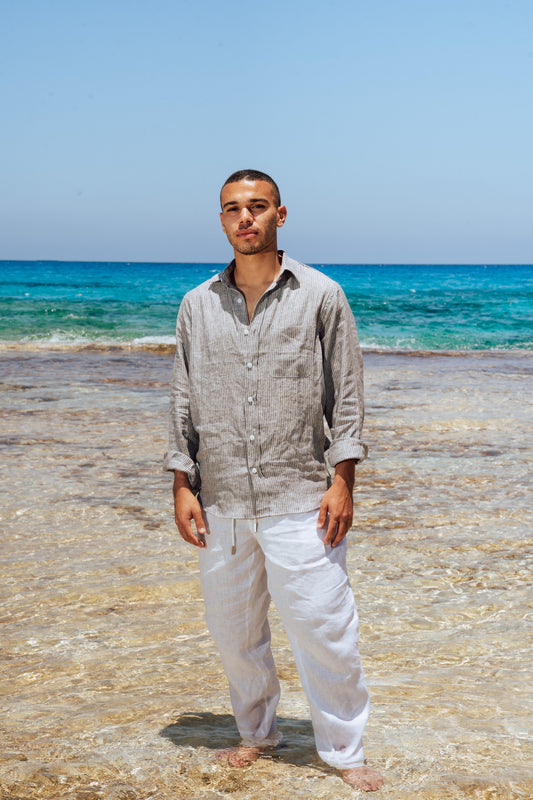 Sailor Stripe Linen Shirt