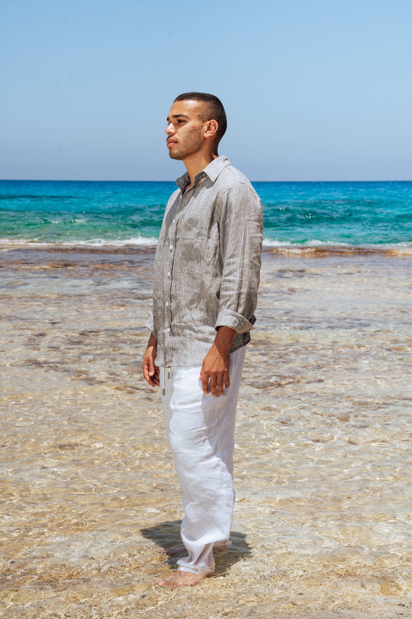 Sailor Stripe Linen Shirt