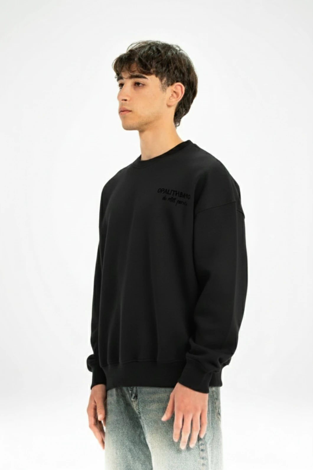 Black AV Artist Crew Neck