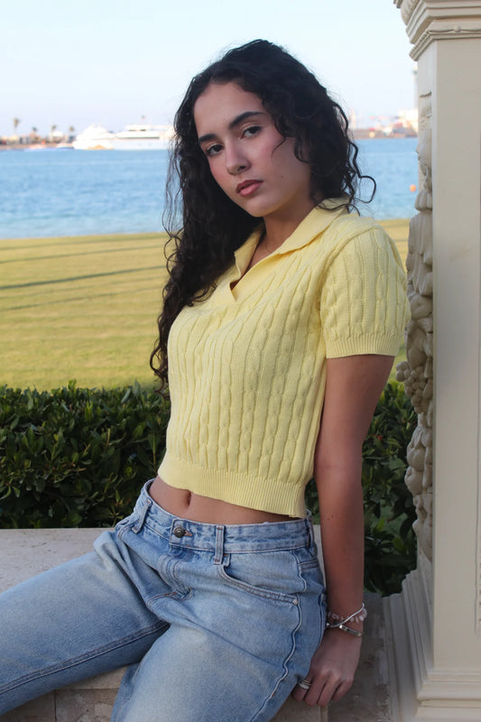 Knitted Polo Shirt