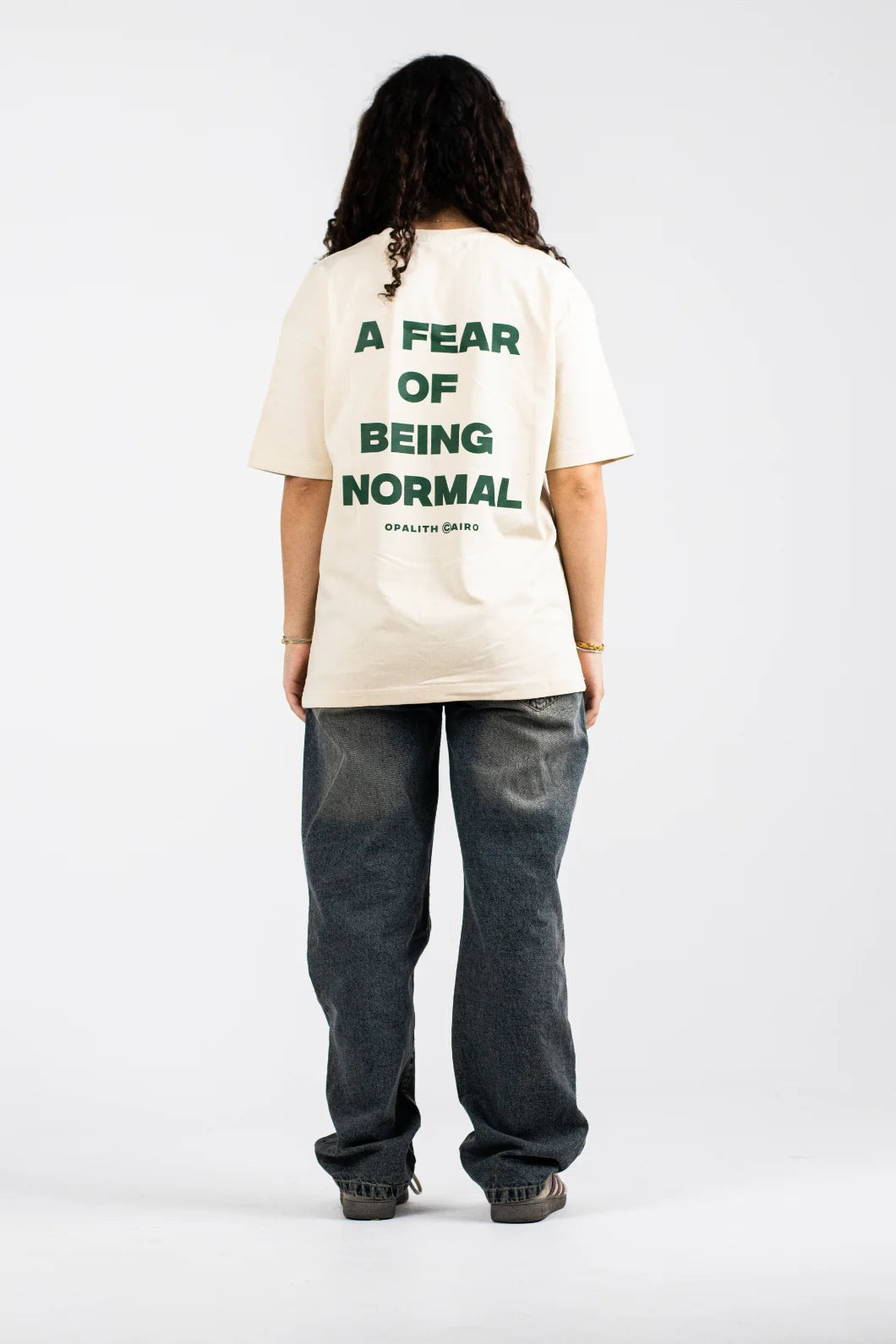 The Opalith Beige Unnormal T-shirt