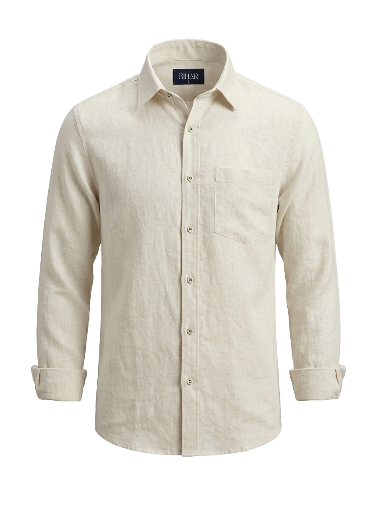 Cream Linen Shirt