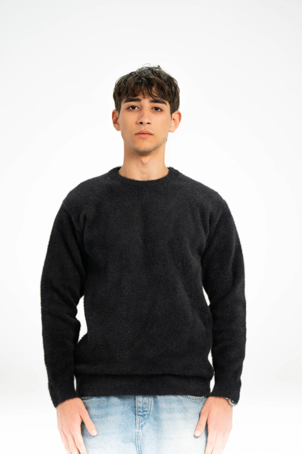 Black Opalith Mohair Sweater