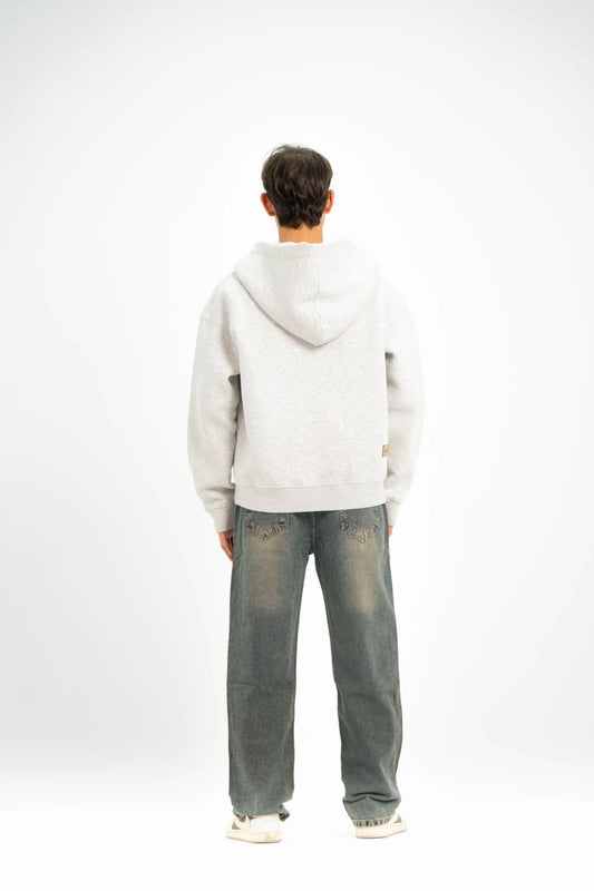 Grey AV Artist Double Zipper