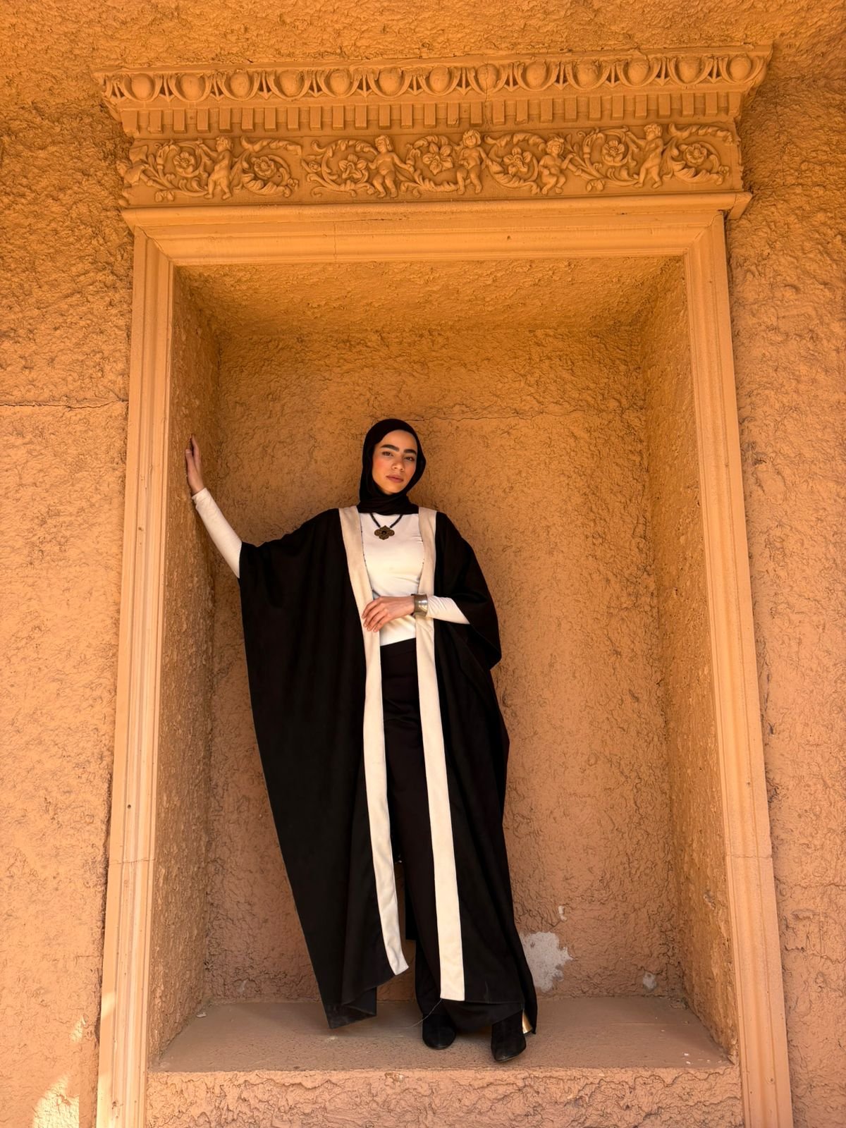 Noir Square Kaftan