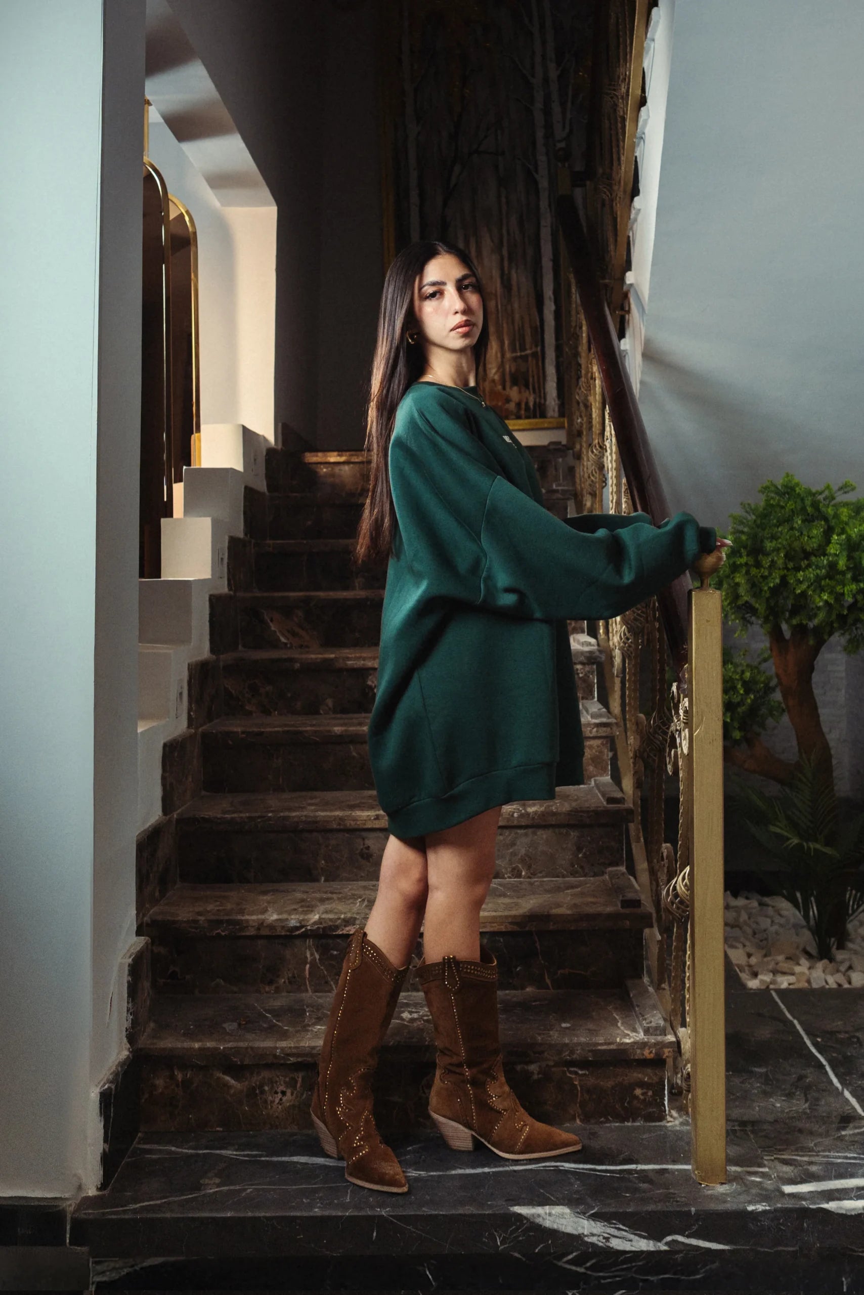 Oversized Longline Crewneck