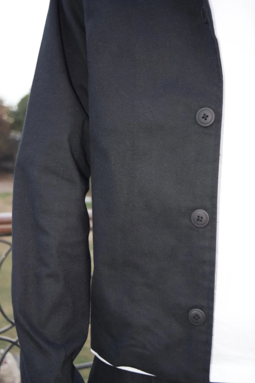 BLACK GABARDINE JACKET