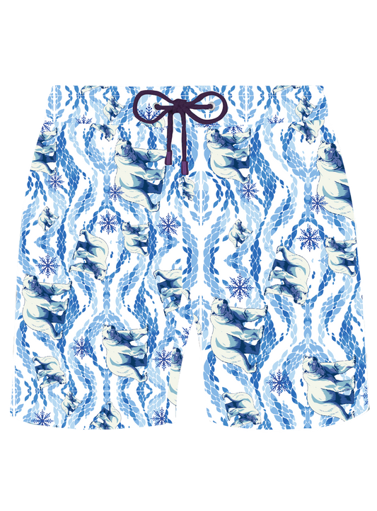 Bihar Blues Swim Shorts - Kids