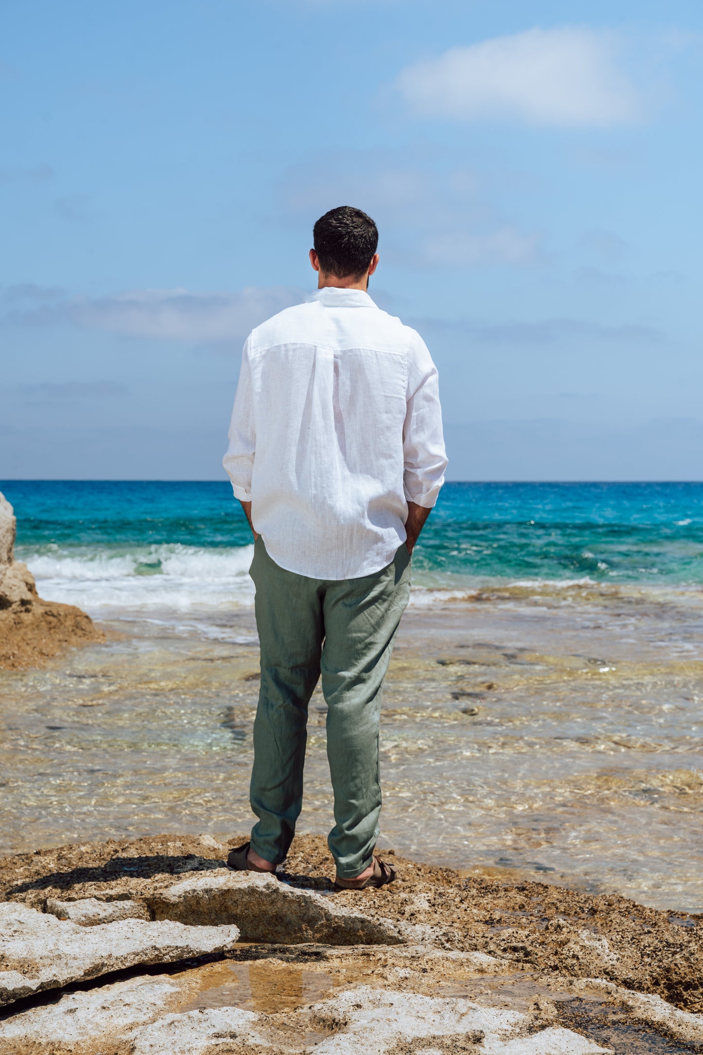 White Linen Shirt