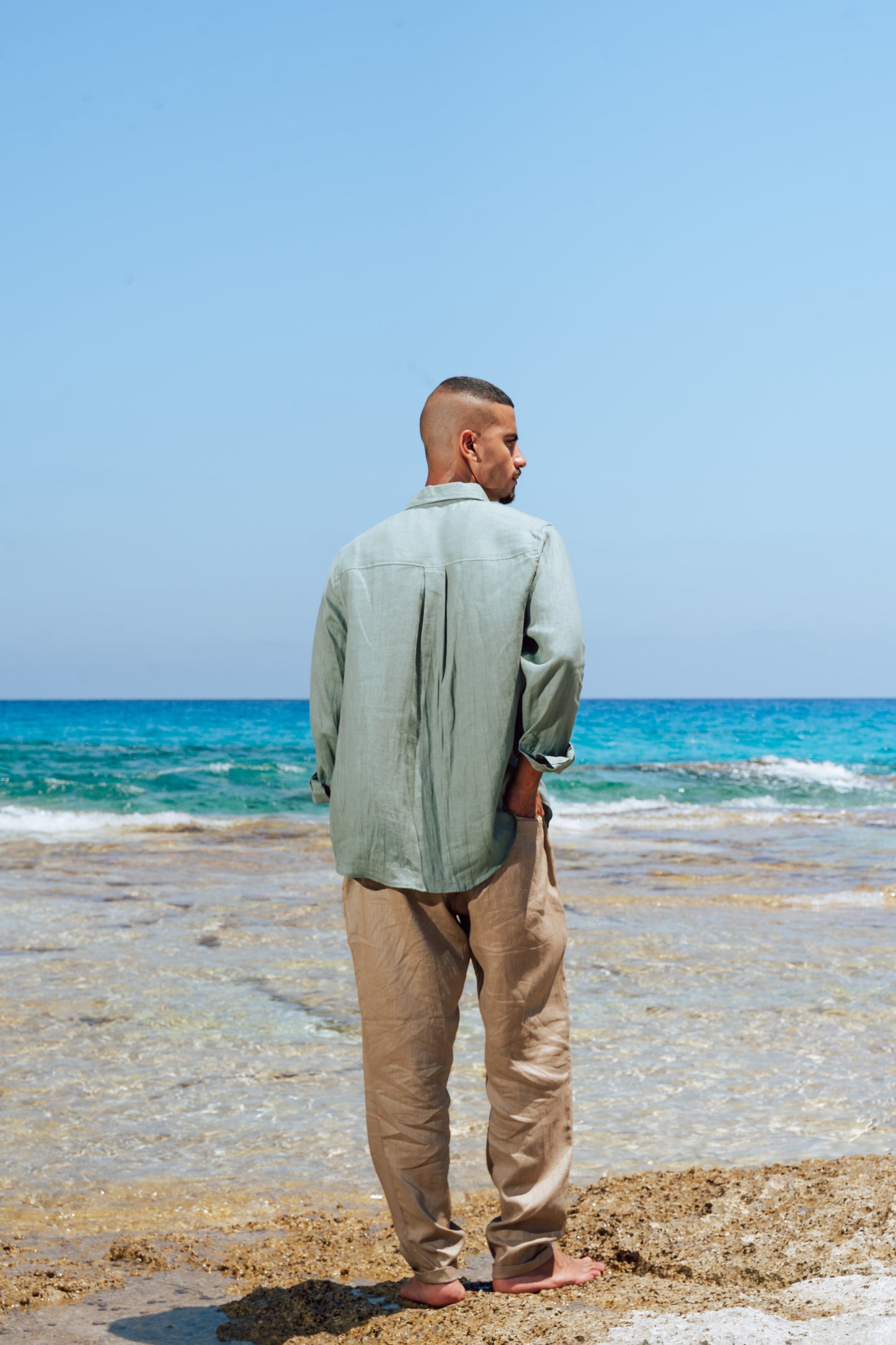 Sage Linen Shirt