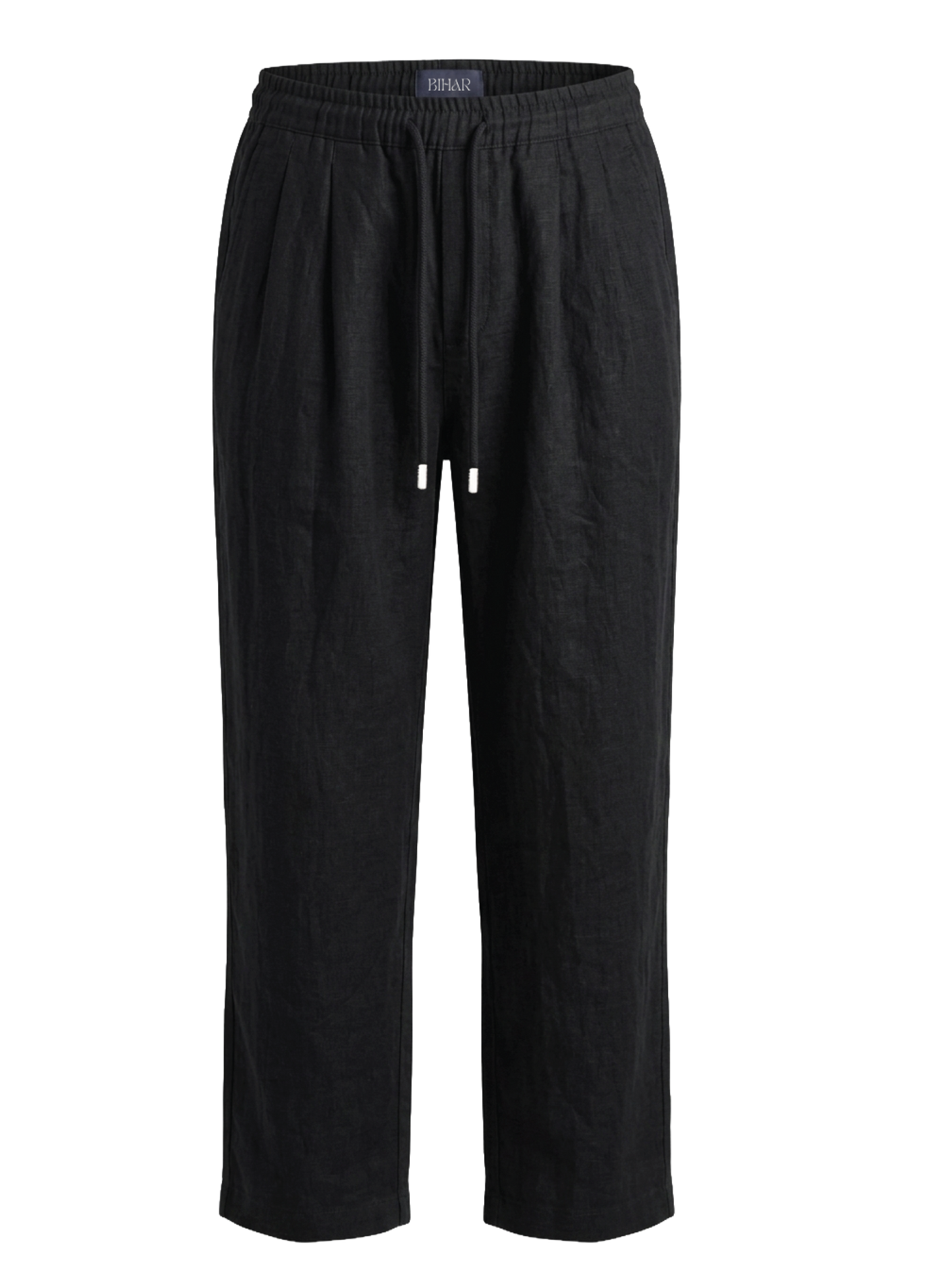 Black Linen Trousers