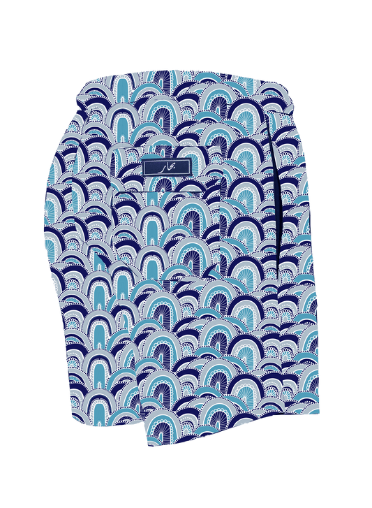 Blue Dunes Swim Shorts - Adults