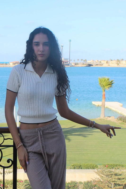 Knitted Polo Shirt