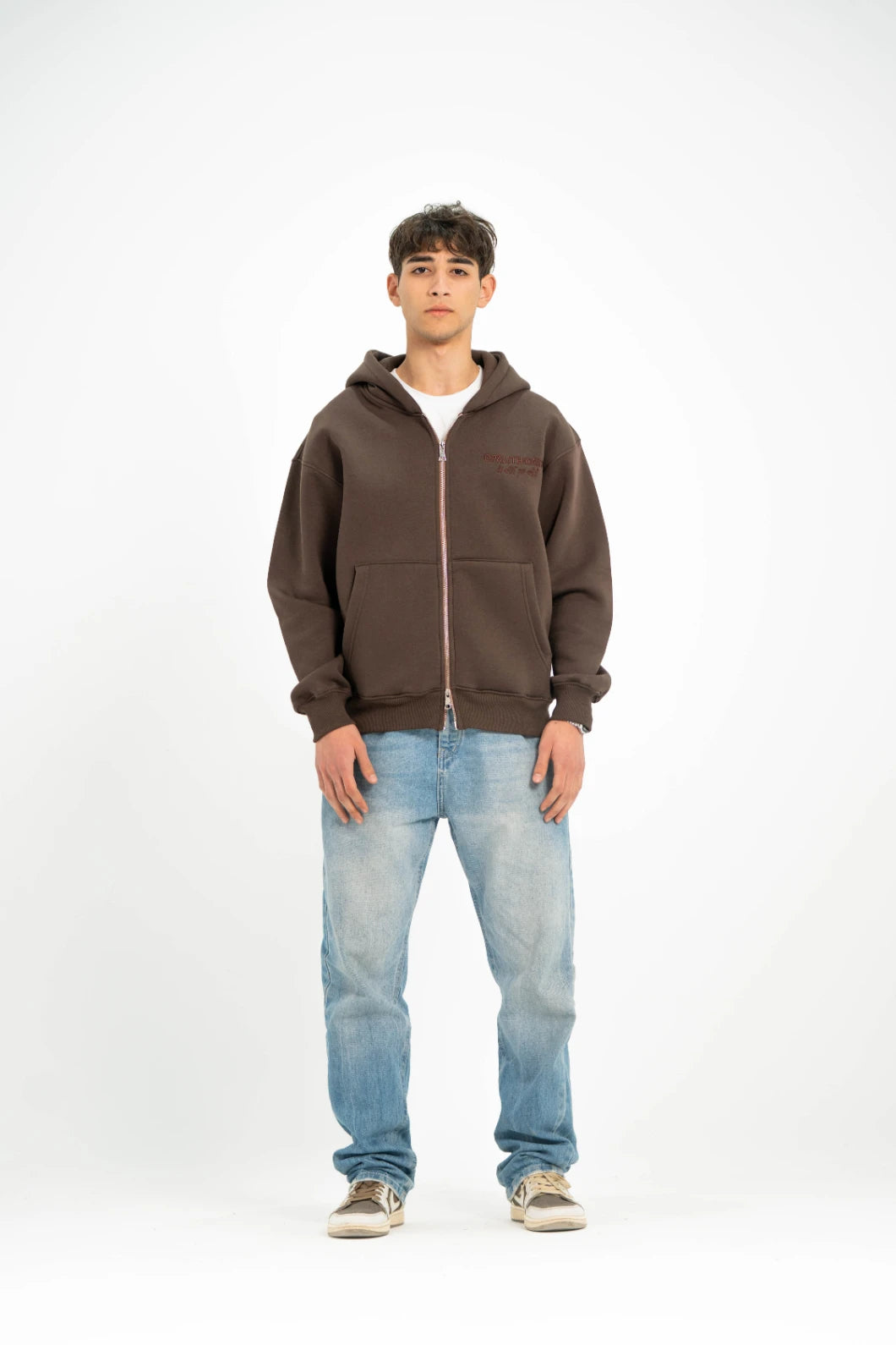Brown AV Artist Double Zipper