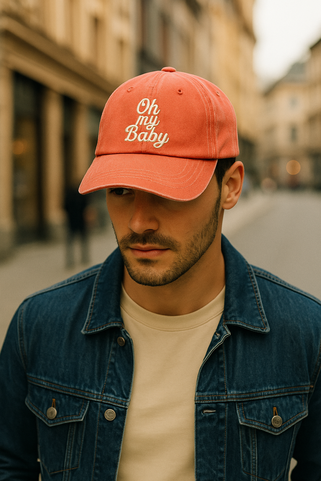 Oh My Baby Washed Cap