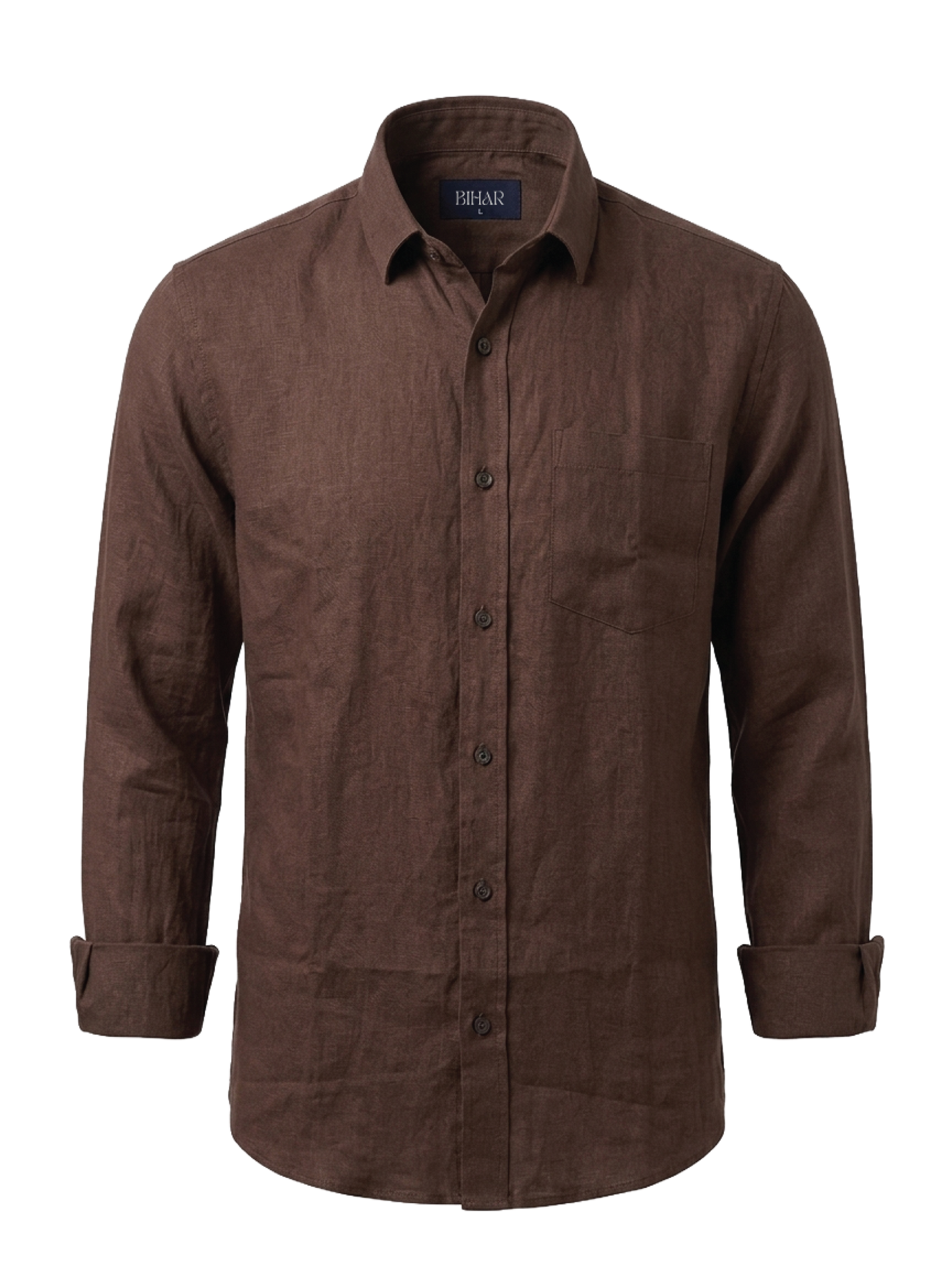 Brown Linen Shirt