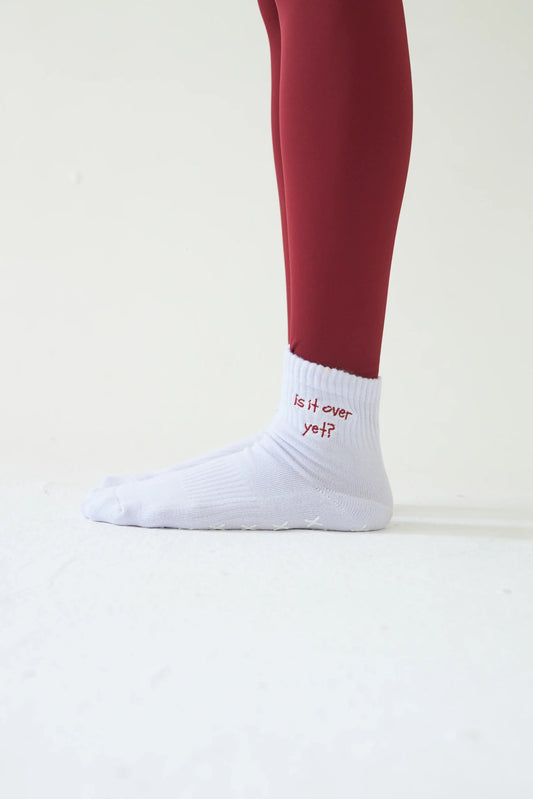 "Is it over yet?" mad grip socks