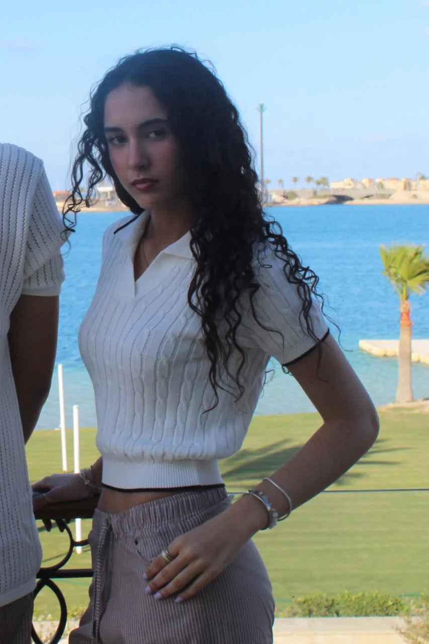 Knitted Polo Shirt