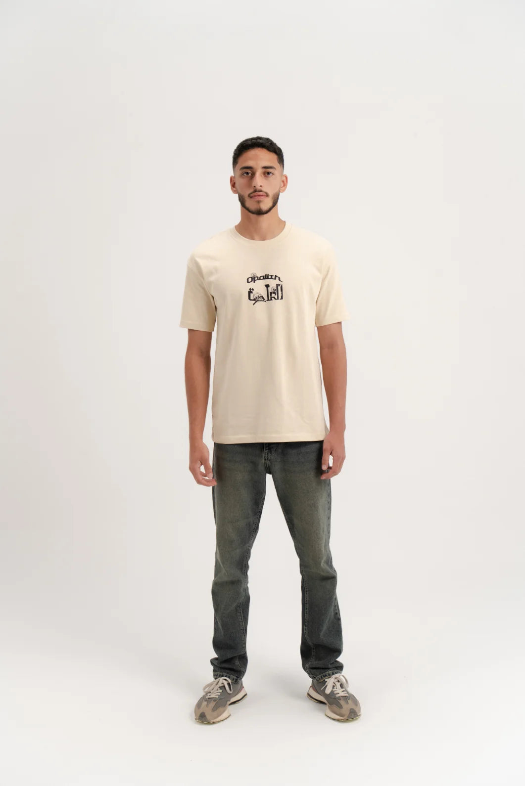 The Opalith Beige Rasmy T-shirt