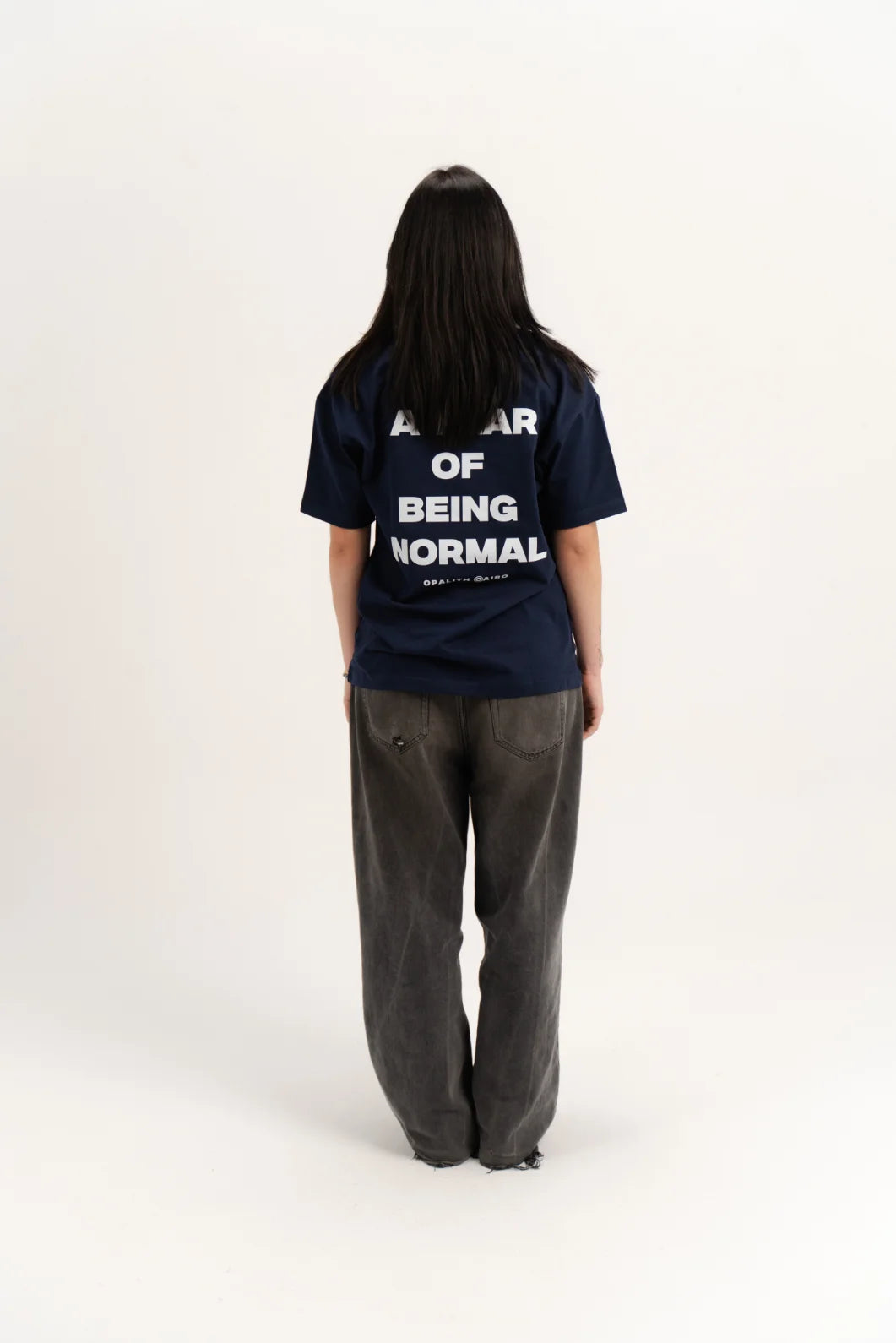 The Opalith Navy Blue Unnormal T-shirt