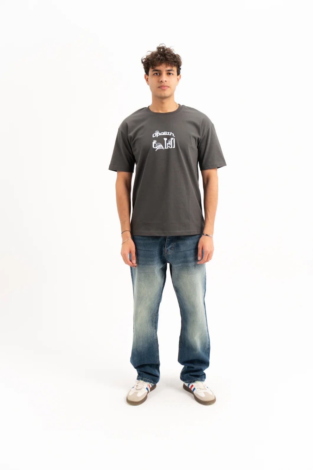 The Opalith Grey Rasmy T-shirt