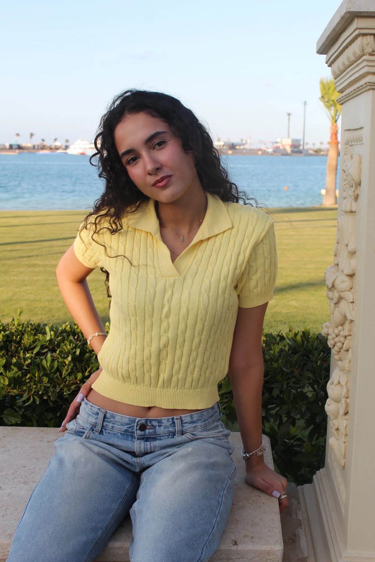 Knitted Polo Shirt