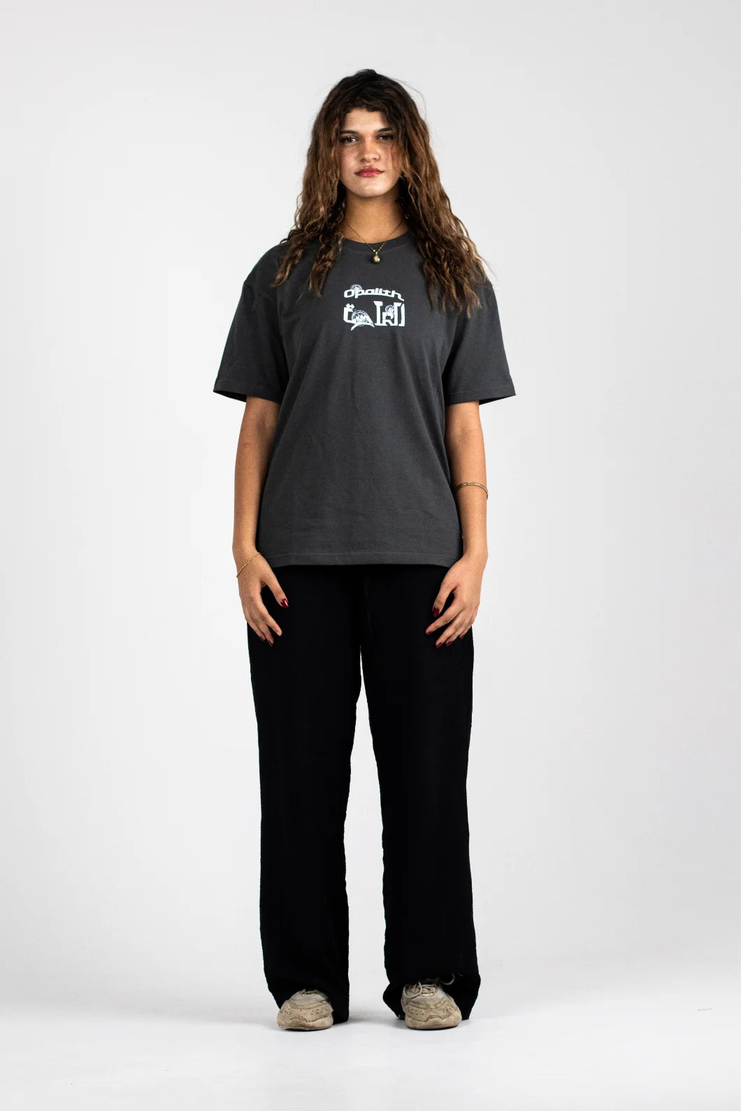 The Opalith Grey Rasmy T-shirt