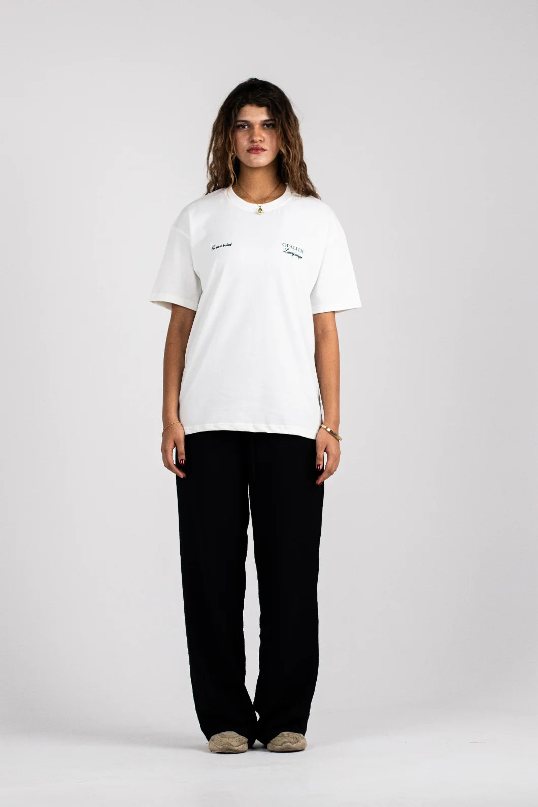The Opalith White Deluxe T-shirt