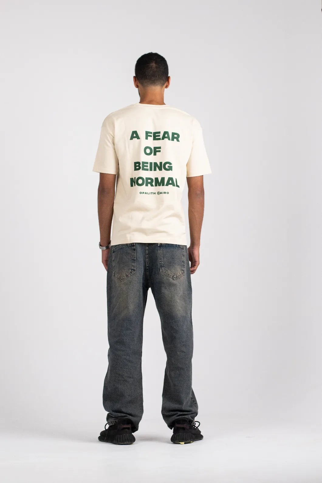 The Opalith Beige Unnormal T-shirt