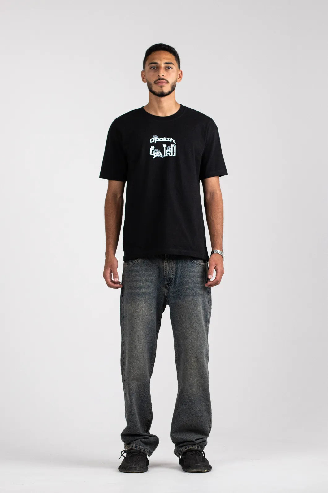 The Opalith Black Rasmy T-shirt