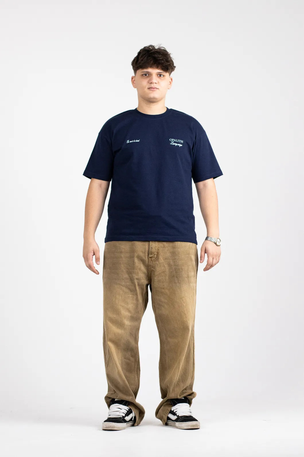 The Opalith Navy Blue Deluxe T-shirt