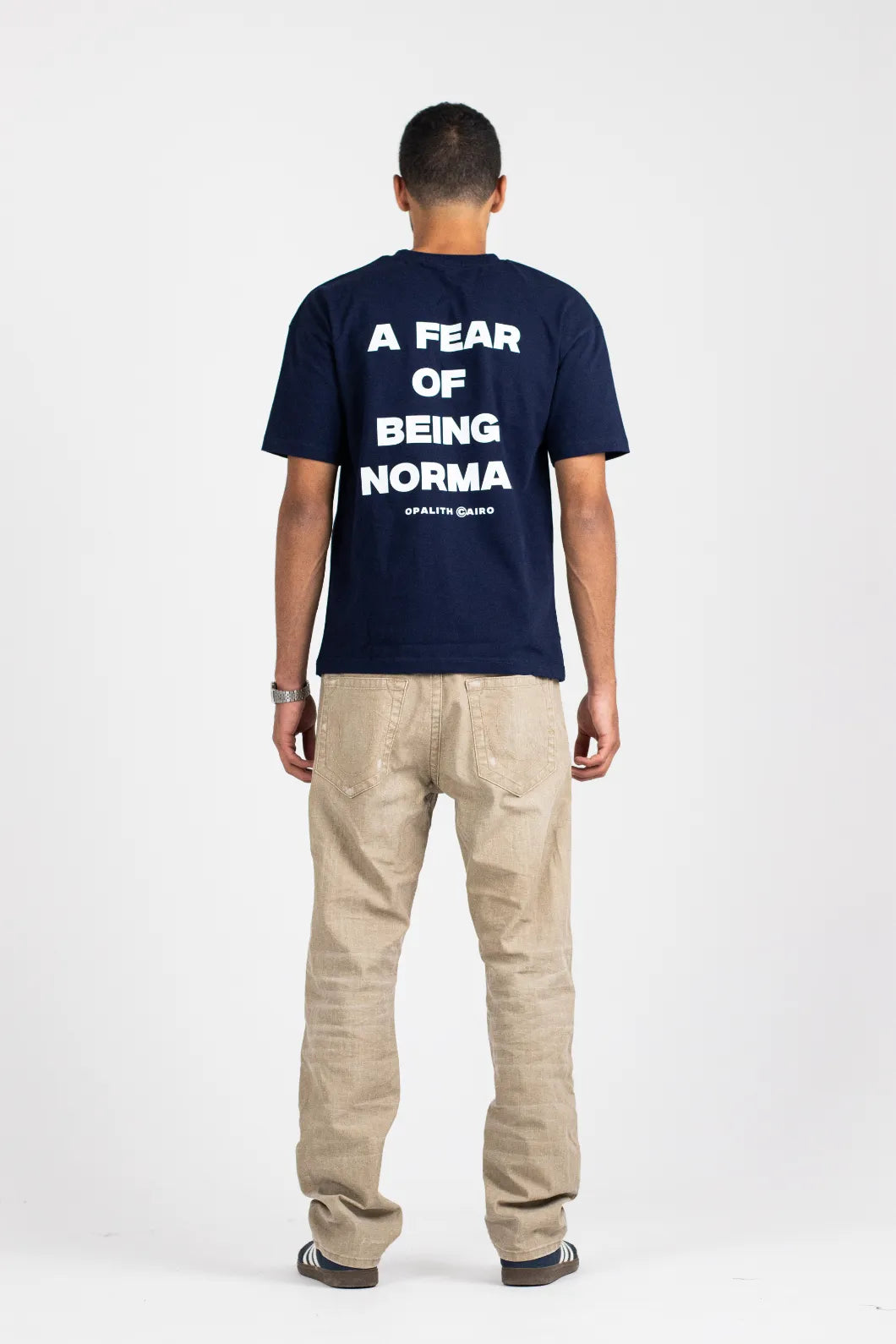 The Opalith Navy Blue Unnormal T-shirt