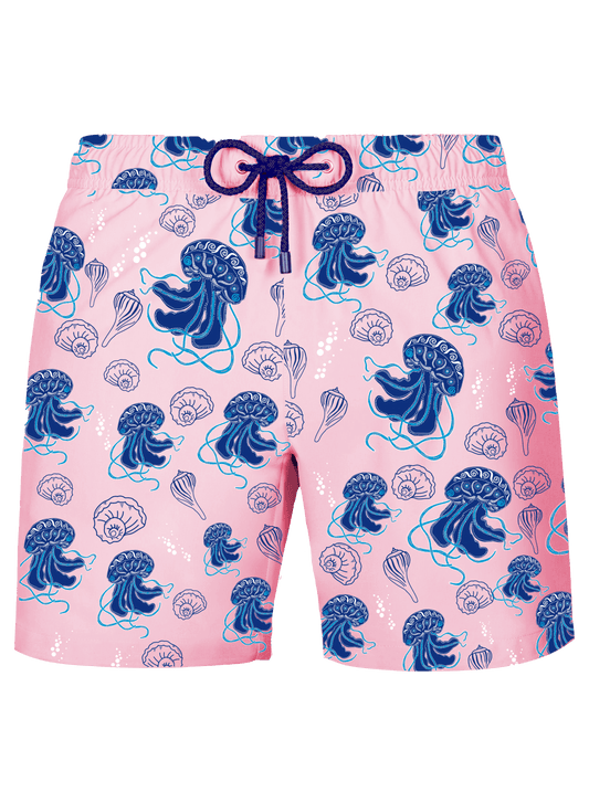Pink Qandil Swim Shorts - Kids