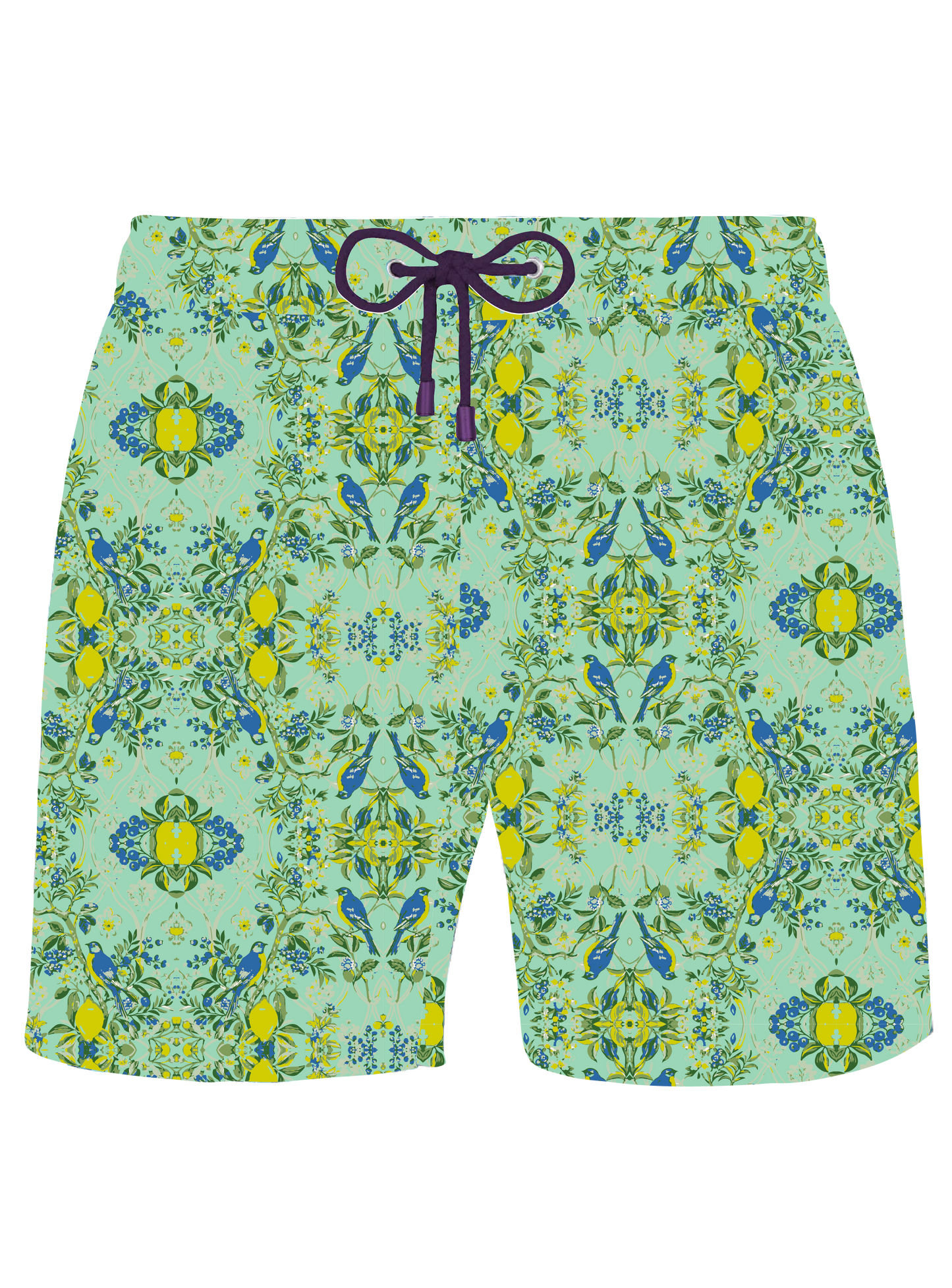 Lemon Delight Swim Shorts - Kids