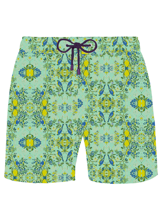 Lemon Delight Swim Shorts - Kids