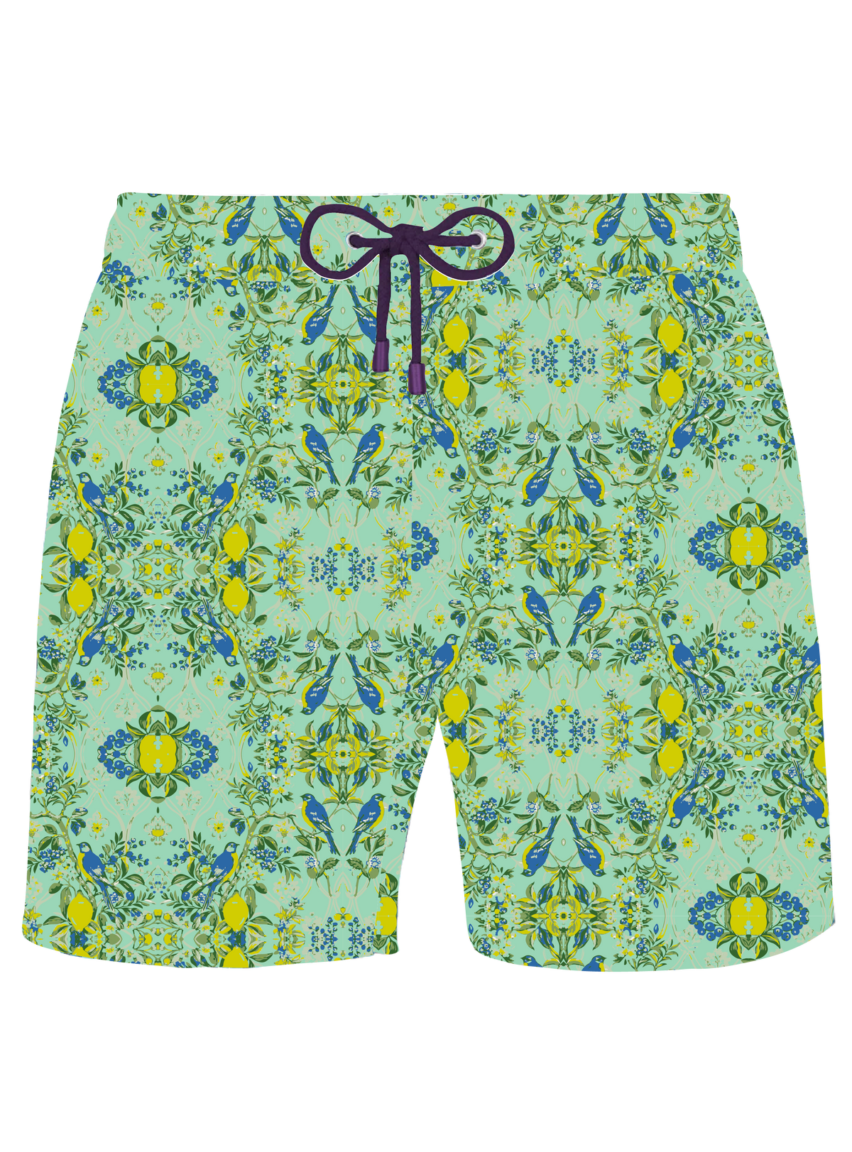 Lemon Delight Swim Shorts - Adults