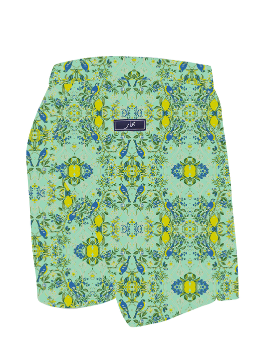 Lemon Delight Swim Shorts - Kids