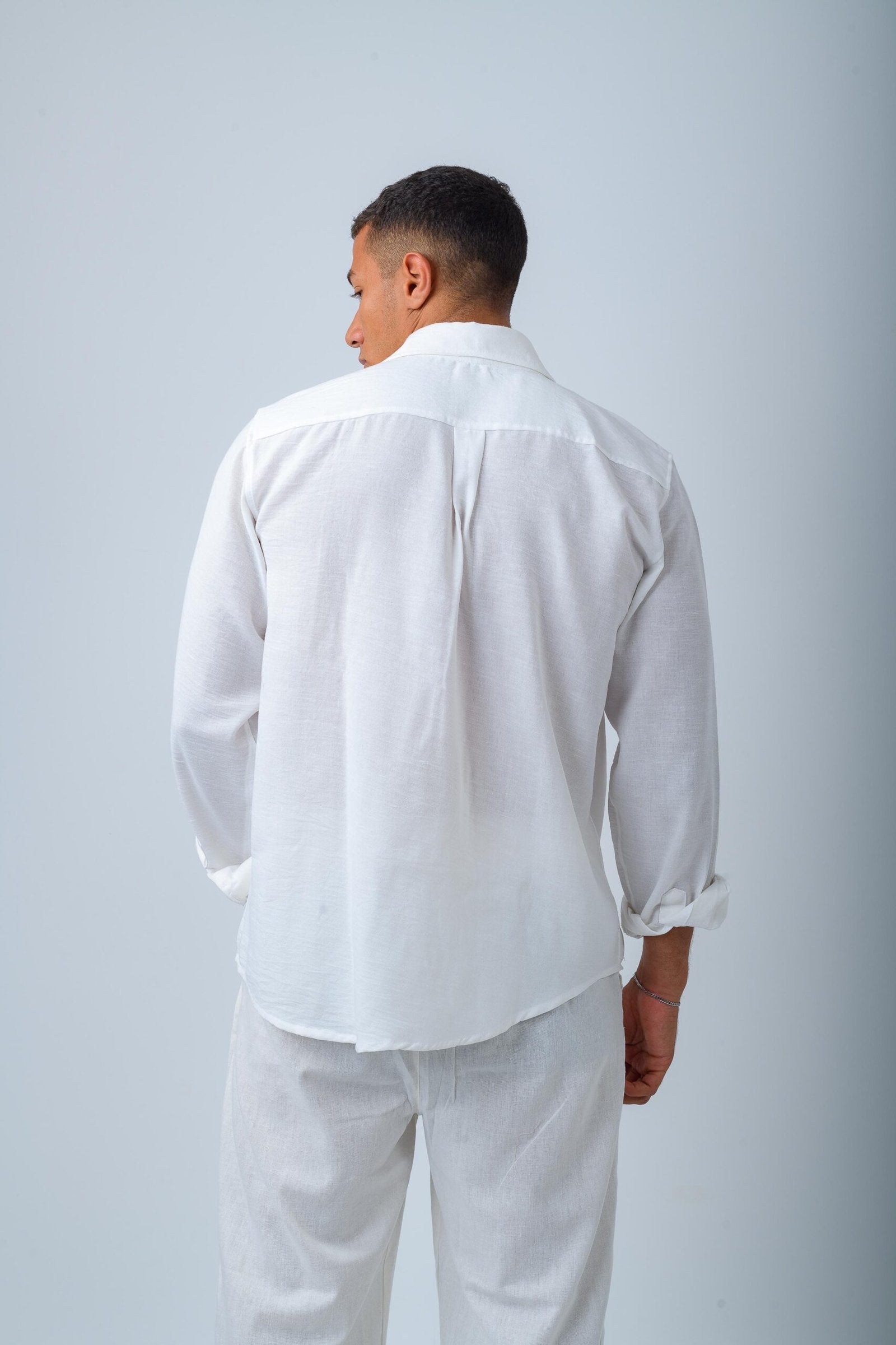 White Linen Shirt