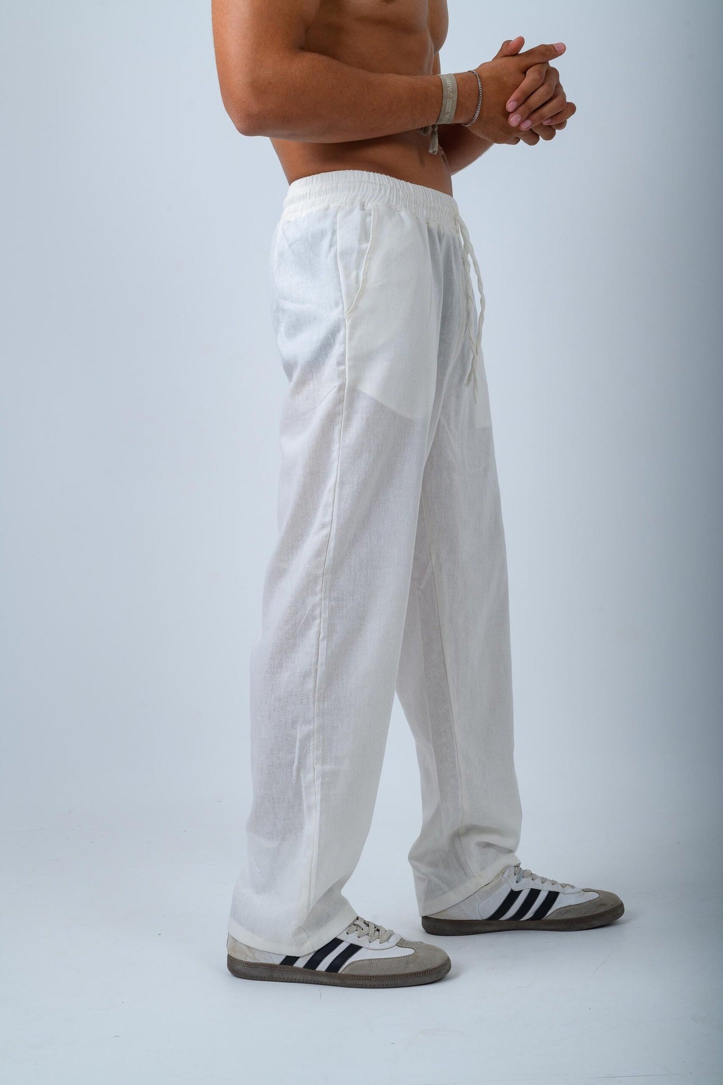 White Linen Pants
