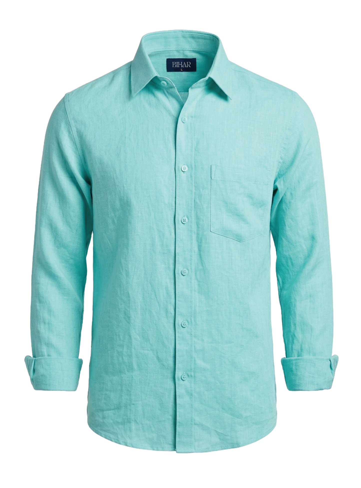 Mint Green Linen Shirt