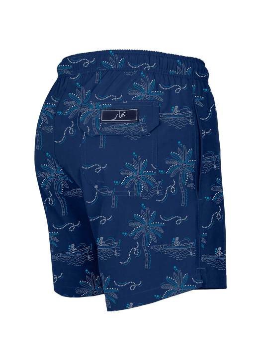 Navy Pescador Swim Shorts - Kids