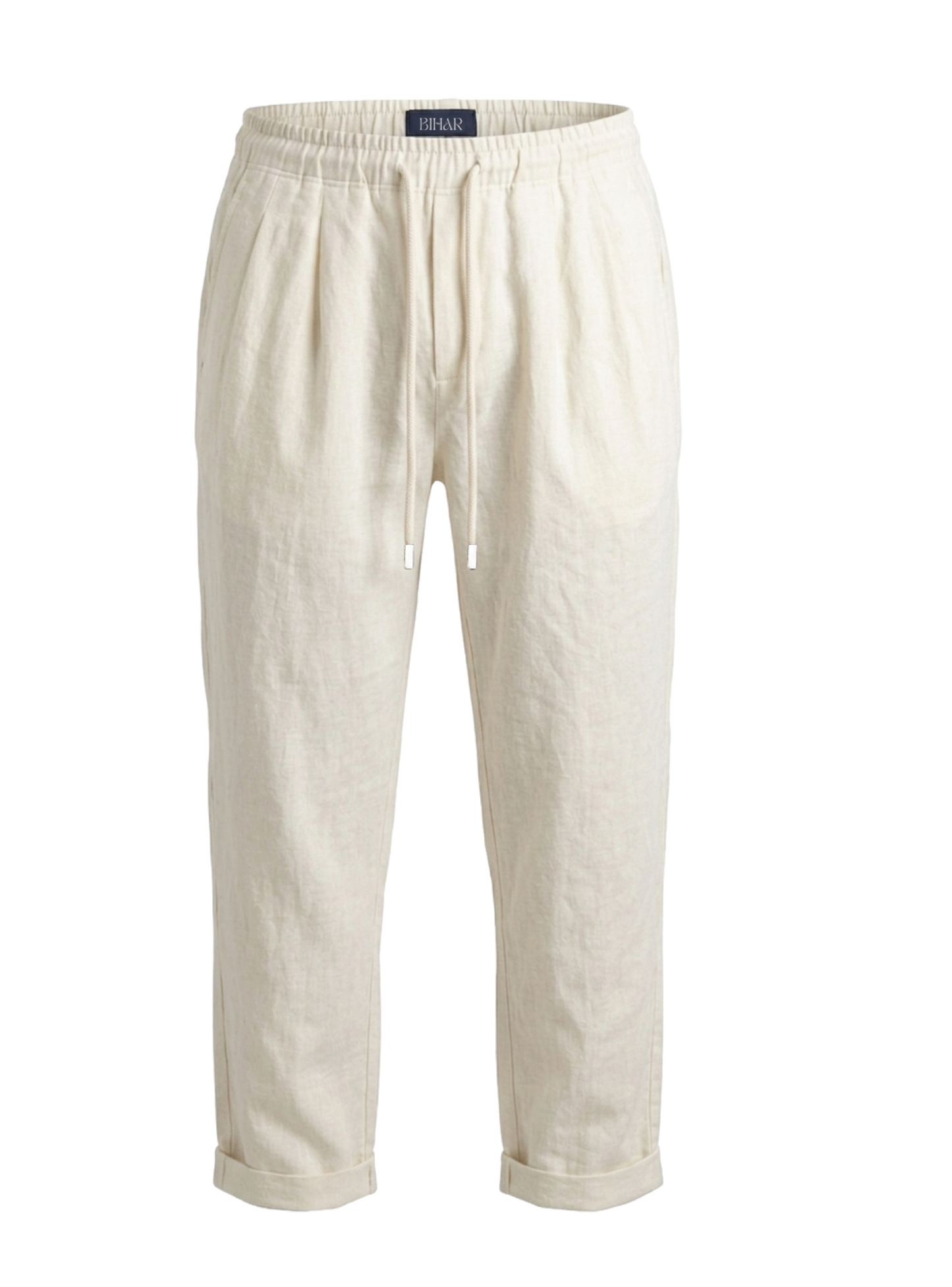 Cream Linen Trousers