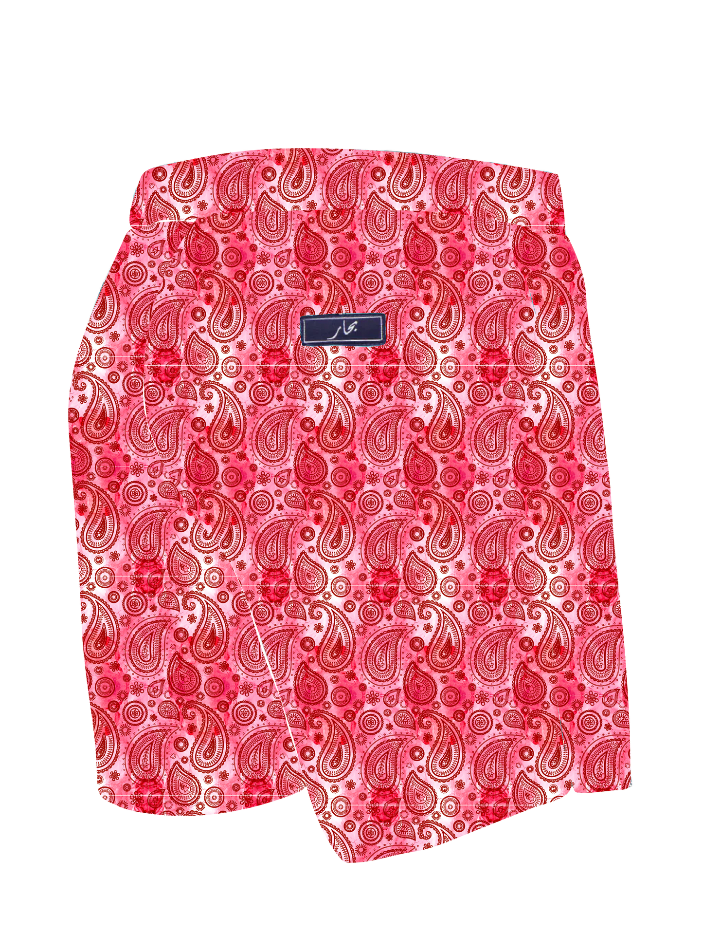 Pink Paisley Swim Shorts - Kids
