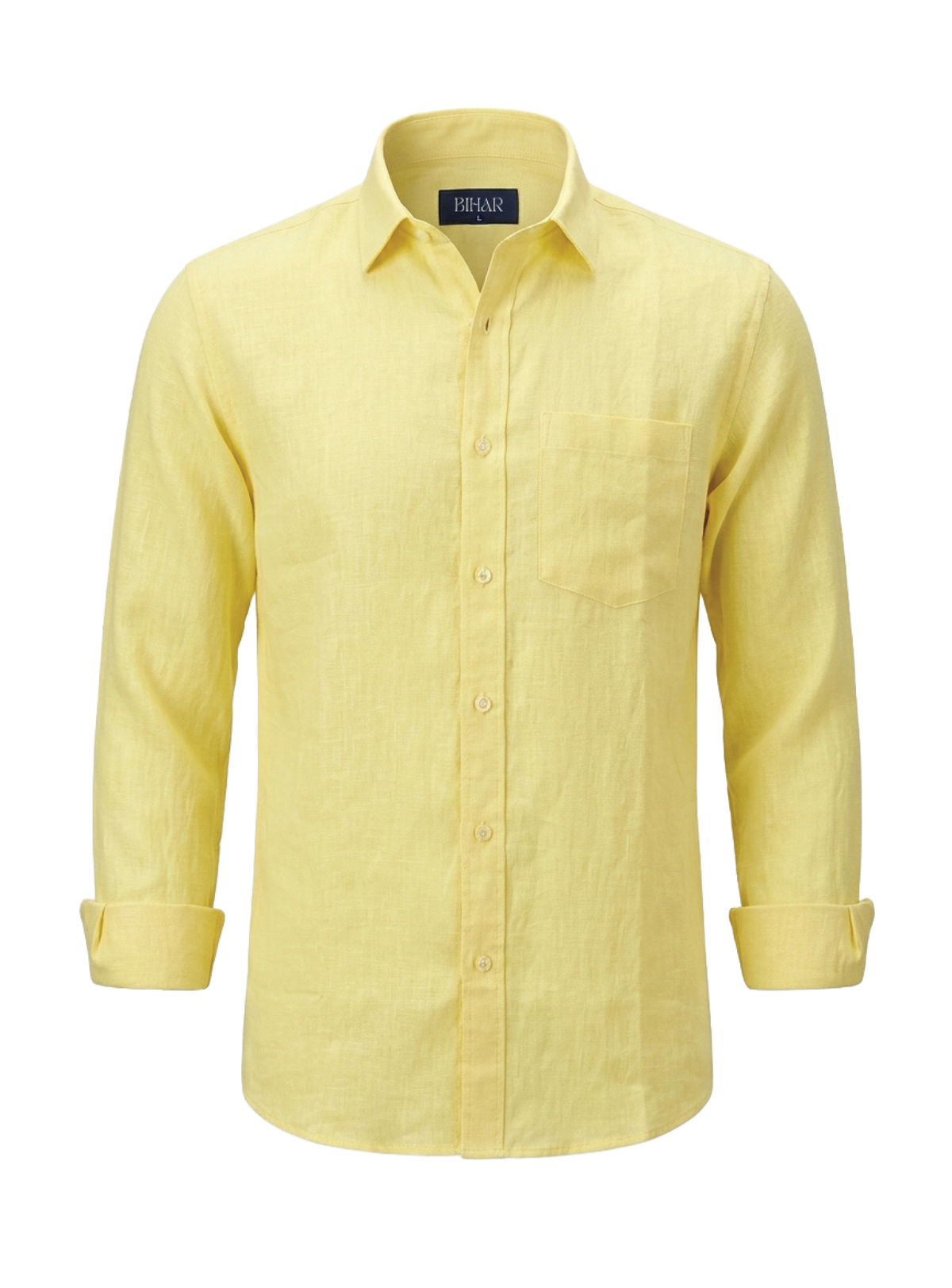 Butter Yellow Linen Shirt