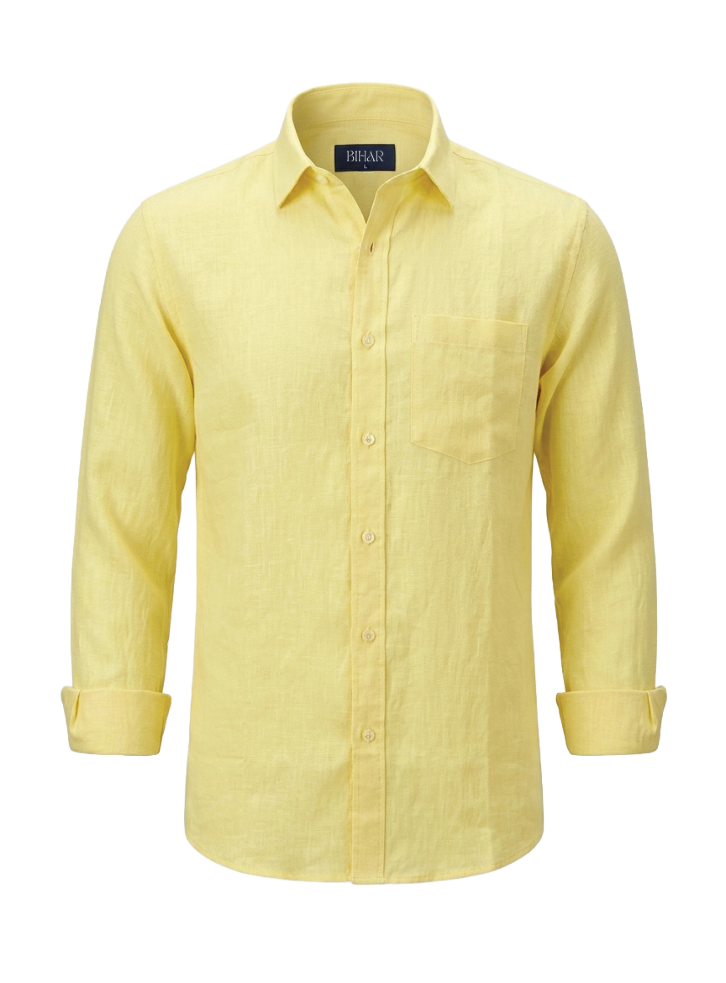 Butter Yellow Linen Shirt