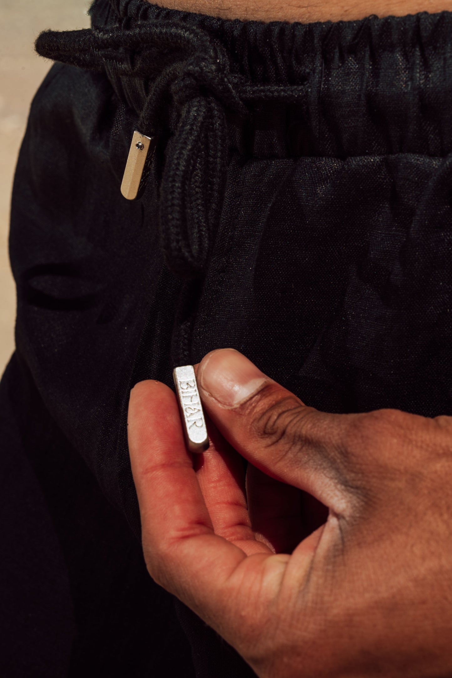 Black Linen Trousers