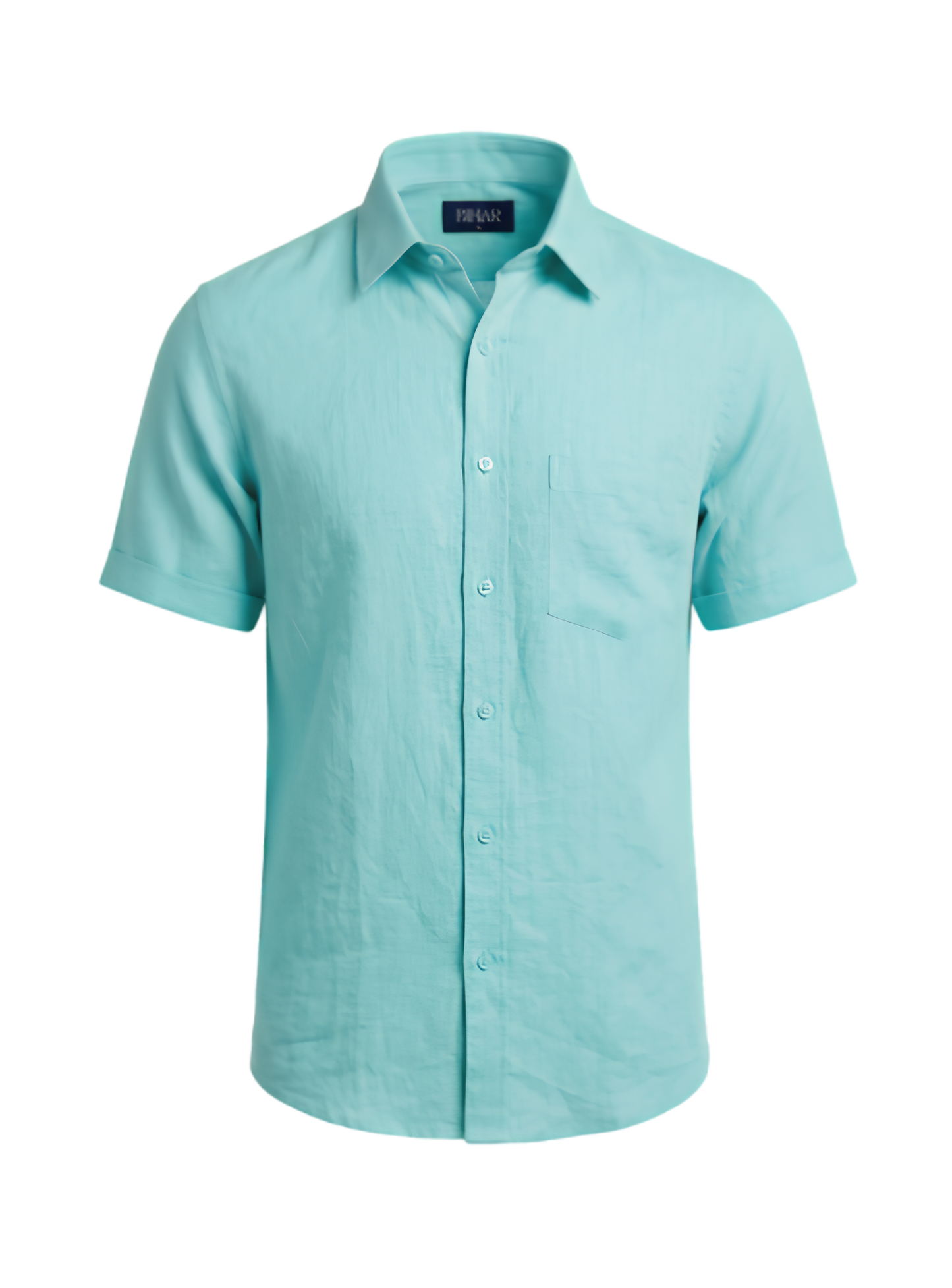 Mint Green Short Sleeve Linen Shirt