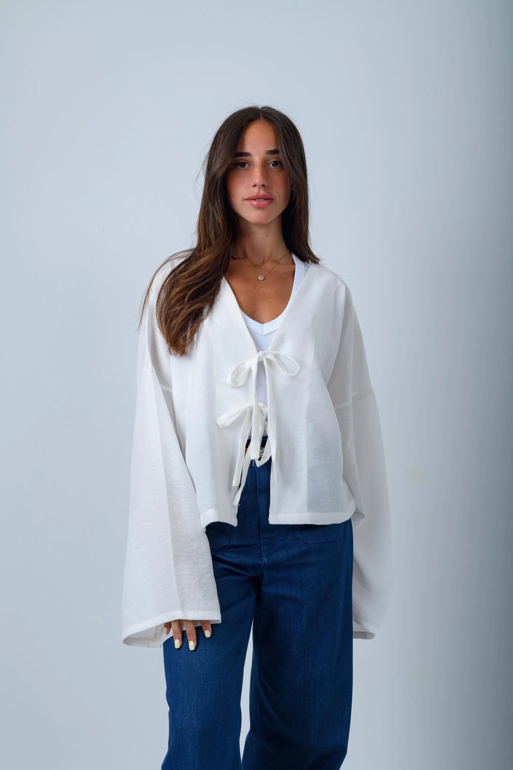 White Linen Cover-up