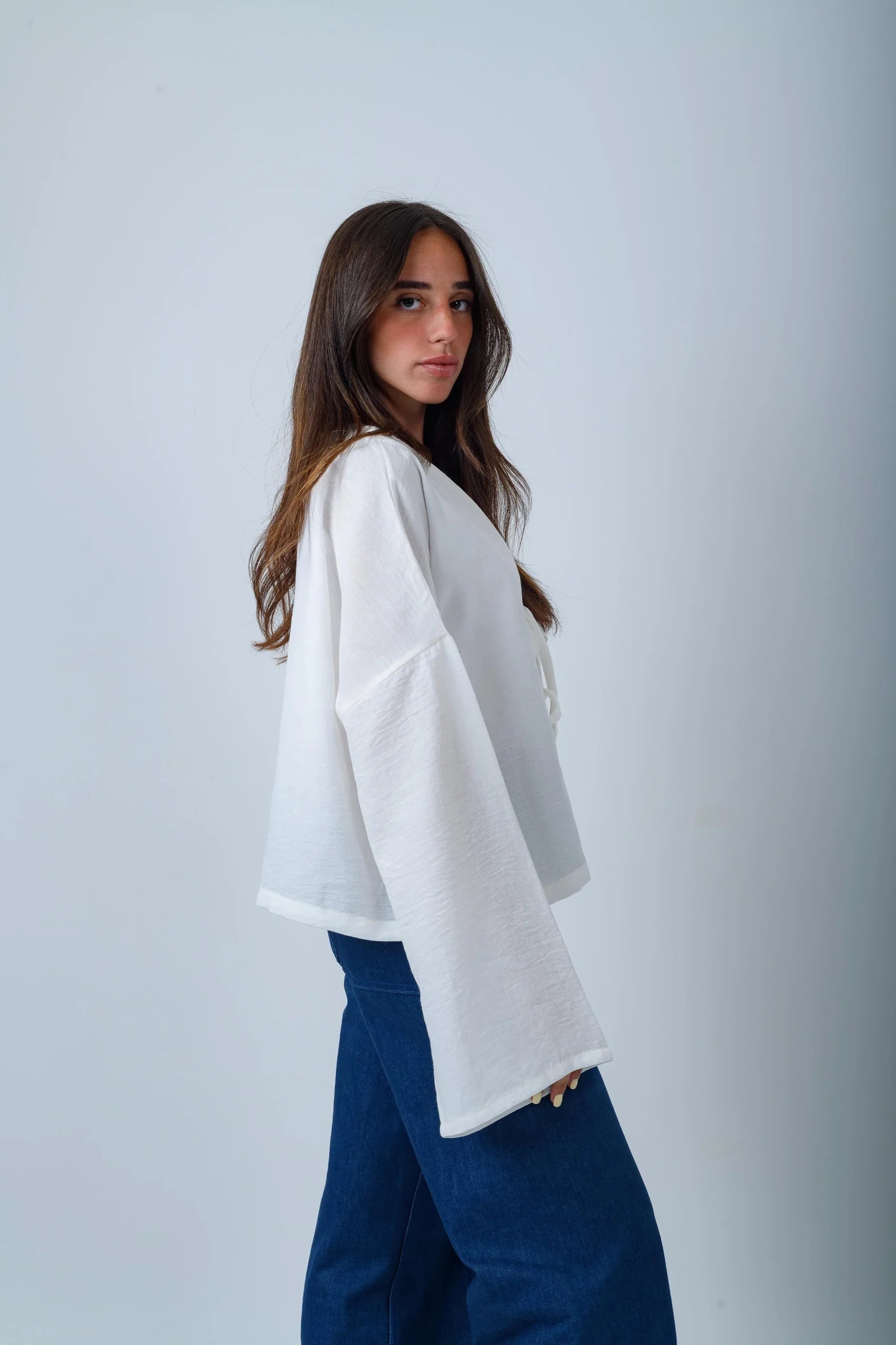 White Linen Cover-up