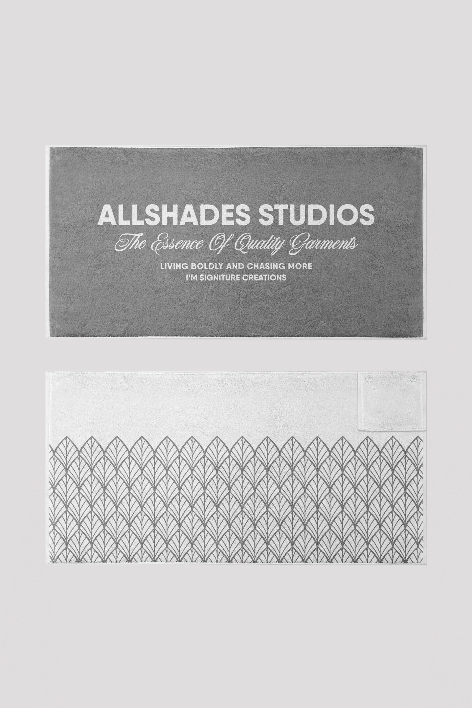 Grey Micro Fiber Towel